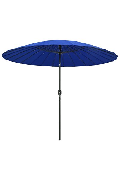 Concept Εξωτερική ομπρέλα ήλιου, αλουμινένιος στύλος, γαλάζιο, 270 εκ.