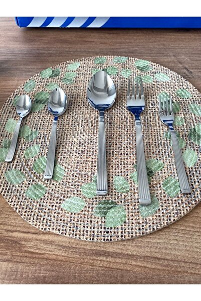 Elif 60 Parça Kaşık Çatal Takımı 18/10 Çelik 60 Parça Kaşık Çatal Seti 12 Kiş...