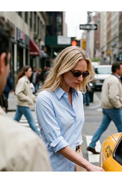 Koton Πουκάμισο με κλασικό γιακά με μακρύ μανίκι και κουμπιά