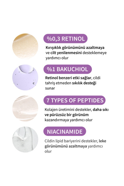 RESH LAB Derma Peptide Retinol Serum 30ml - Retinol Peptit Serumu