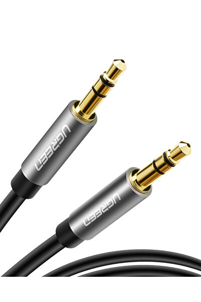 Ugreen 3.5 mm Aux Ses Kablosu, 50 cm, Siyah, 10732