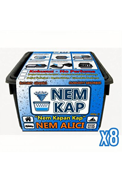 Miss Flora NemKap Nem Alıcı 400g x 8li Süper Ekonomik Paket Ferahlatıcı