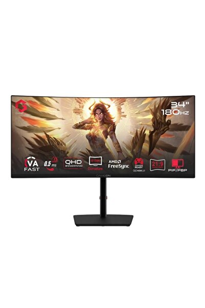 GAMEON GOC 34 WQHD 180 VA Spectra Pro Series 34" WQHD Gaming Monitor