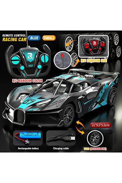 choice2 Blue 21cm RC Sports Car High Speed Super Remote Control Mini Model El...