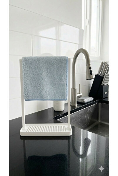 Aaron Boriss Dishcloth Hanger – Countertop Drying Stand-Pink