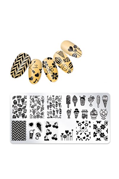 POP Beauty Nail Art Stampa Plakası Stamper Desen Baskı Paleti POPBeauty2023