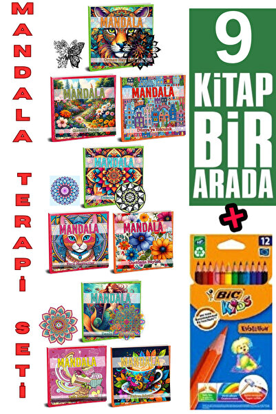 GÖNÜL YAYINCILIK Gönül Küçükler Ve Büyükler Için Mandala Boyama Kalemi Kitap
