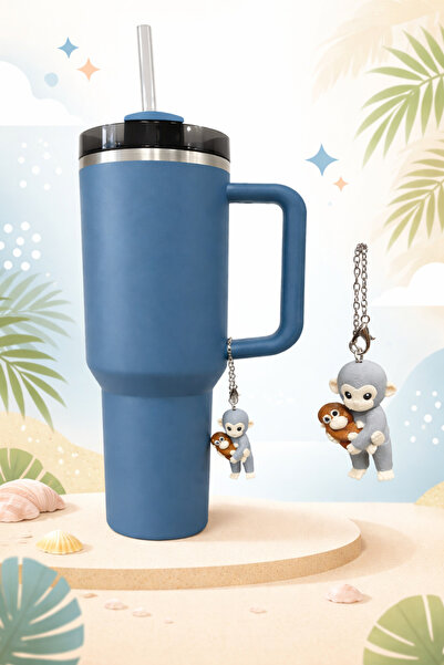 Stanley Compatible Quencher Thermos Accessory Charm Figure with Clip