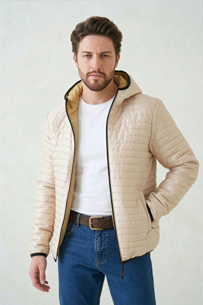 D1fference Men's Stone Lined Windproof Hooded Winter Jacket