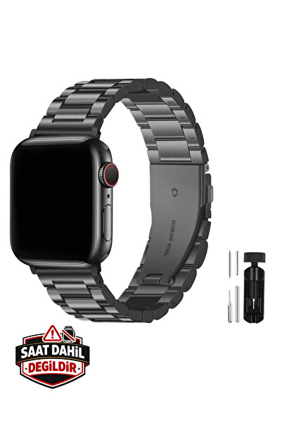 PSGT Apple Watch Uyumlu S10 S11 -46mm & Seri (42/44/45/49)mm Paslanmaz Çelik ...