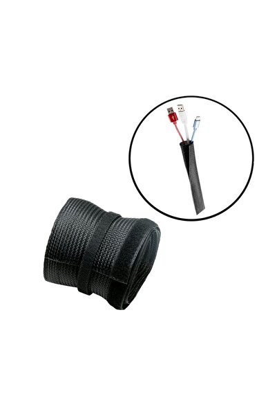 GAMEON GO-5374 Flexible Cable Wrap Sleeve with Hook and Loop Fastener (85 mm/...