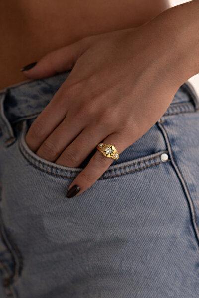 Markiz Takı خاتم على شكل نجمة قابل للتعديل