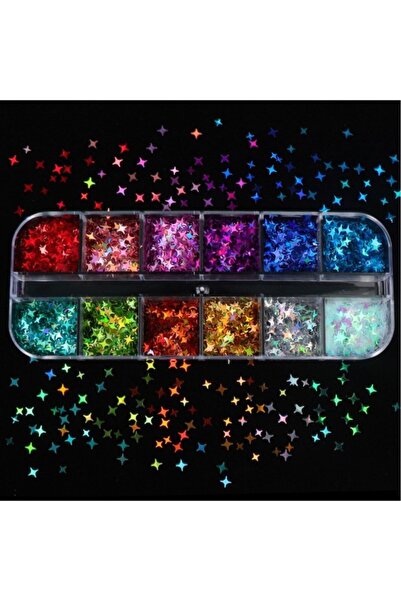 POP Beauty Nail Art Tırnak Süsleme Pul Seti Yıldız Desenli POPBeautyPul3