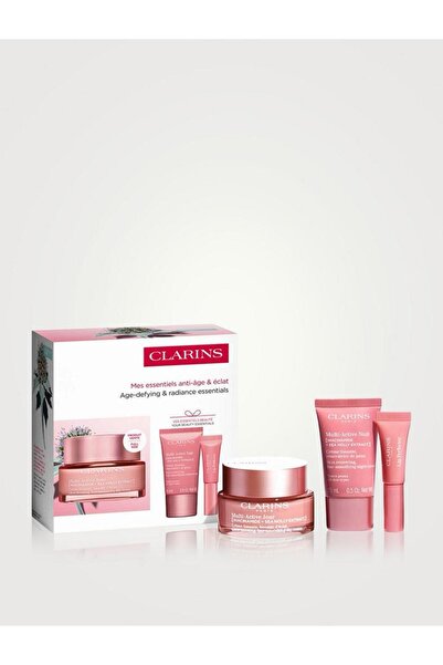 Clarins Multi-Active Age-Defying&Radiance Essentials,Set Cadou Femei-Crema zi...