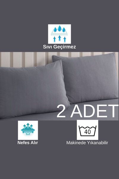 sevilya Colorful Micro Zipper Waterproof Liquid Proof Pillow Mattress Protect...