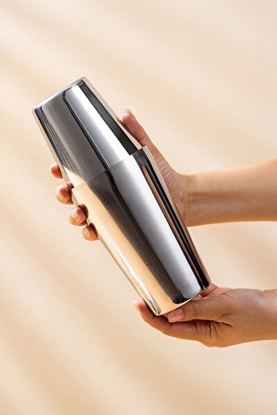 Weather Forecast 304 كوب بوسطن شاكر من الفولاذ 600-800 مل لتحضير الكوكتيلات c...