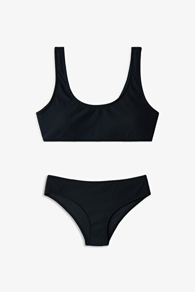 Penti Siyah Genç Kız Black Halter Bikini Takımı