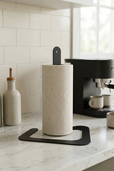 wiesmann Dikey Kağıt Havluluk Siyah Paslanmaz Metal Mat Siyah Mutfak Tezgahı ...