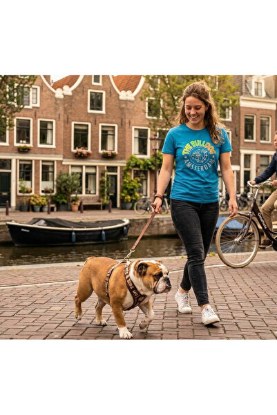 SAFECARE Tricou Albastru The Bulldog Amsterdam Original Rainbow Logo Marimea M