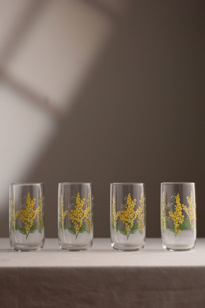 Rakle Mimosa 4-Piece Soft Drink Glass Set 365 Cc