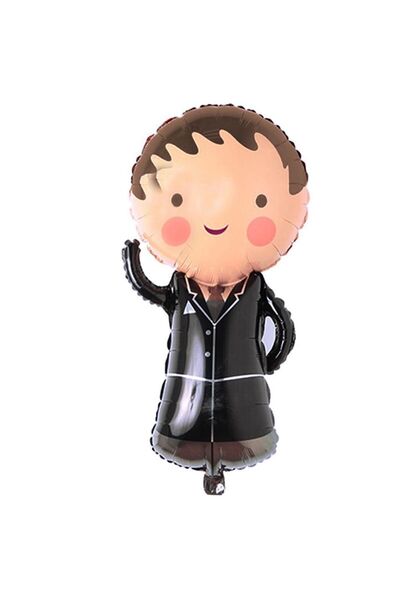 partidolu بالون فويل على شكل زوج العريس سوبر شيب 86 × 45 سم 1 قطعة