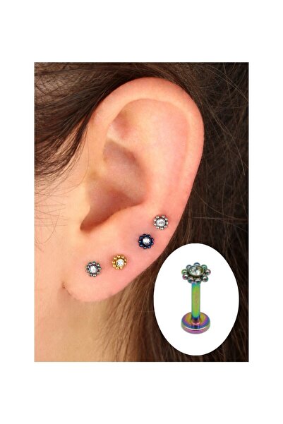 Bylin %100 Cerrahi Çelik Tragus /helıx/conch/ Marılyn Monroe/ Medusa / Madonn...