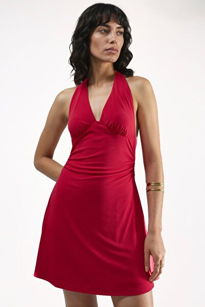 Hiccup Rochie mini cu guler halter