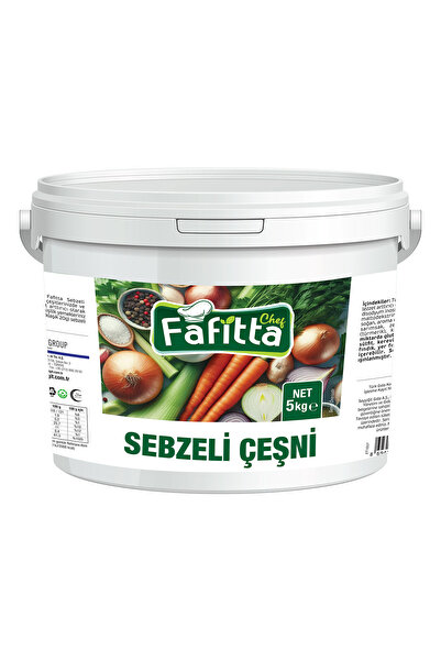 Kent Boringer Fafitta Chef Sebzeli Çeşni Kova 5 kg