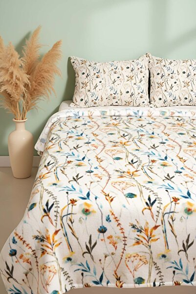 Rivaİstanbul جاردينيا مزدوج بطانية فرو