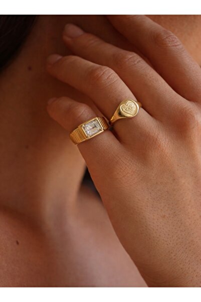 Markiz Takı خاتم باجيت مرصّع بالأحجار قابل للتعديل