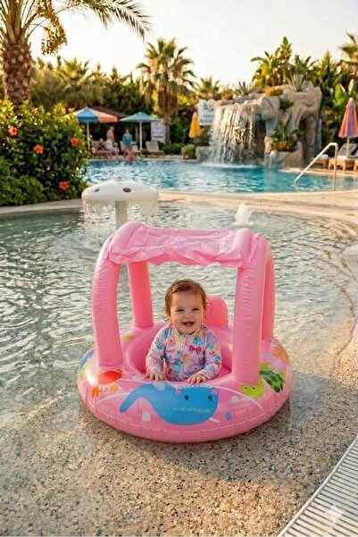 Janva Yüzme Havuz Deniz Simidi Botu Ayak Delikli