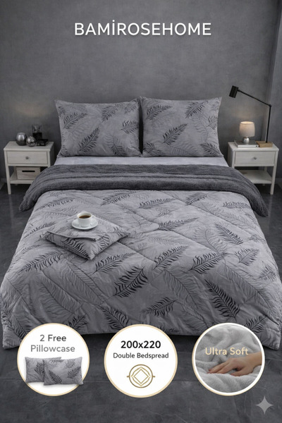 BAMİROSE ДІАМОНД ЛЮКС ВЕЛЛСОФТ ДВОМІСНИЙ ДВОСТОРОННІЙ КОВДРА + НАВОЛОЧКА, СОН...