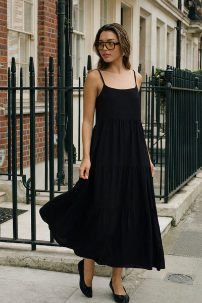 Markazzi Μίντι Λευκό Φόρεμα