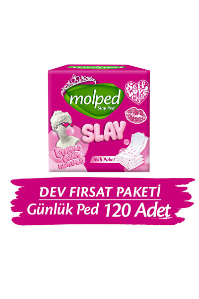 Molped Slay Günlük Ped Dev Fırsat Paketi 120 Adet