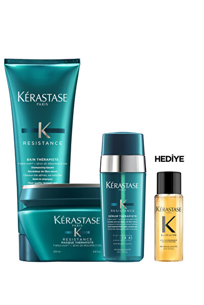 Kerastase Resistance Yıpranmış Saçlara Özel Onarıcı Saç Bakım Seti