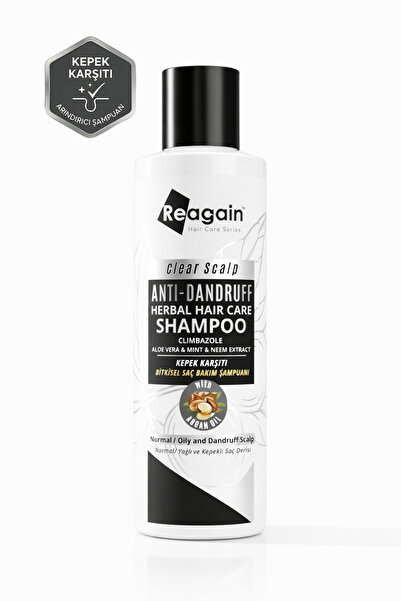 Reagain Sülfatsız Kepek ve Pullanma Karşıtı Bitkisel Şampuan - Climbazole, Na...