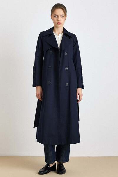 Olcay Καμπαρντίνα με λεπτομέρεια σε στυλ μανδύα, με ραφές Punto και αδιάβροχη...