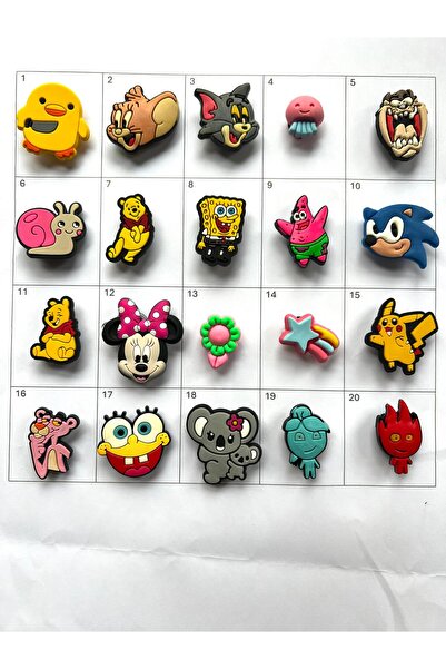 Crocs Jibbits Terlik Süsü 10 Adet Süsü Ne Istediğini Seç