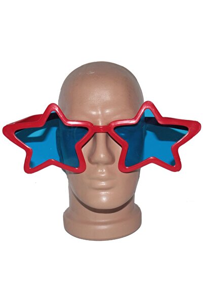 Pandoli نظارة بارتيدولو سوبر ستار ستار للحفلات باللون الأحمر