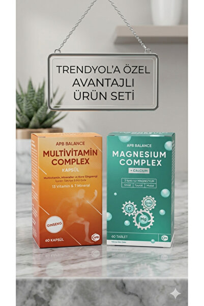 APB ASİA PHARM BALANCE MULTİVİTAMİN COMPLEX+MAGNEZYUM COMPLEX