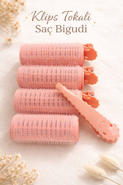 SEVRU Saç Bigudisi, Saç Pensli Bugidi, Küçük boy Klips 4ADET