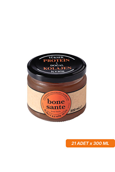 Bone Sante (21 Günlük Kolajen Kürü) (21 Adet X 300 ml İlikli Kemik Suyu)