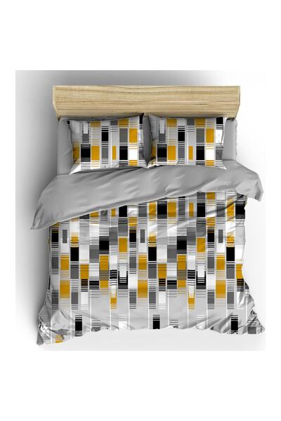 NANOSOFT Односпальний комплект постільної білизни Oblong, двоколірний