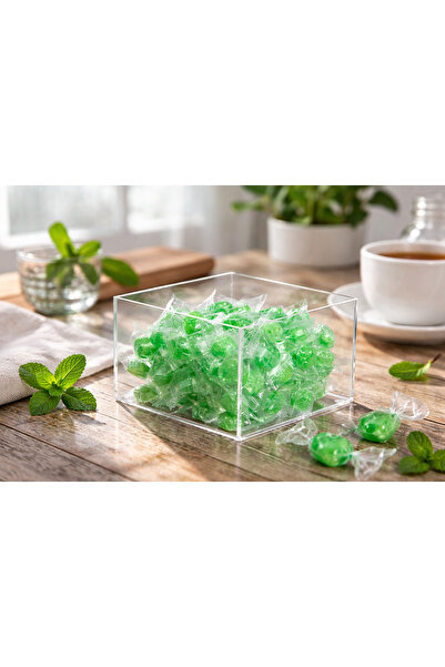 PLEXIROM Square storage box l 7.5 x h 10 cm