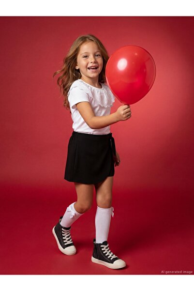 Civil Girls Kratke hlače Suknja 4-9 godina - Crna 9-10 godina