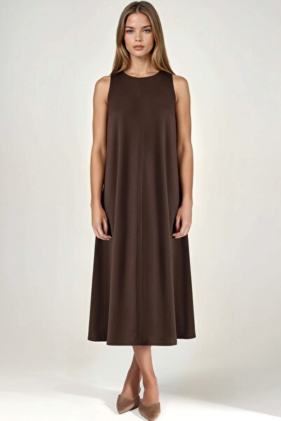 Hiccup Rochie midi cu atingere de modal, croială lejeră și buzunare