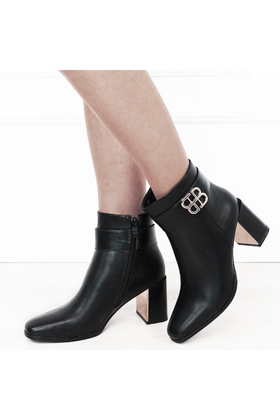 SOFILINE Ghete negre elegante până la gleznă 6381 114