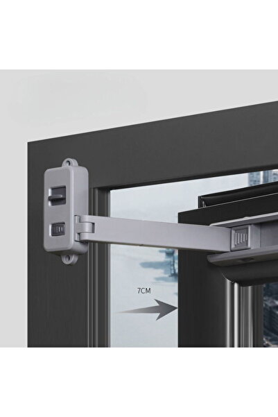 Empria Blocator geam, siguranta pentru fereastra, Gri, protectie ferestre copii