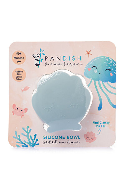 pandish Exclusive Series Clamsy Silikon Kapaklı Kase Sky Blue