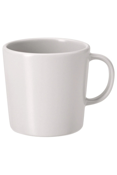 IKEA 2 قطعة من أكواب البورسلين البيضاء، أكواب القهوة